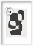accent by nielsen Objektrahmen mit Passepartout, 21 x 29,7 cm (A4), Holz (MDF),