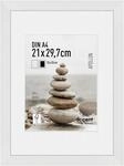 accent by nielsen Holz Bilderrahmen Apollon, 21 x 29,7 cm (A4), Wei&szlig; | Holz