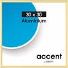 accent by nielsen Aluminium Bilderrahmen Accent, 30x30 cm, Gold