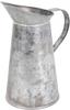 Esschert Design Schnabelkanne, Wasserkanne in grau aus verzinktem Metall, ca. 19 cm x