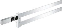 GROHE Selection Cube Bad-Accessoires (Doppel-Handtuchhalter, Material: Metall) chrom,