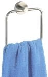 WENKO Handtuchring Bosio matt Edelstahl - Handtuchhalter, Edelstahl rostfrei,...