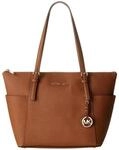 Michael Kors Jet Set Top-Zip Saffiano Leather Tote 30F2GTTT8L Damen Henkeltaschen