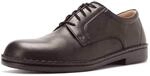 Finn Comfort Herren Milano Oxford, Schwarz (Schwarz)
