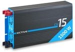 ECTIVE Wechselrichter 12V auf 230V CSI 15-1500W Reine Sinuswelle 