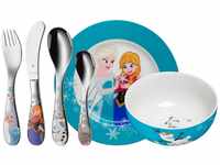 WMF Disney Frozen Kinder Geschirrset 6-teilig, Eiskönigin Elsa & Anna,