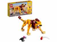 LEGO Creator 3in1 Wild Lion 31112 3in1 Toy Building Kit Featuring Animal Toys...