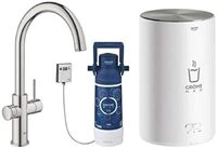 Grohe 30083DC1 Red Duo Armatur und Boiler, Gr&ouml;&szlig;e M