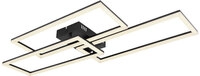 TINY Deckenlampe schwarz 67247-58, B/H/T: 90 x 8 x 40 cm, Kunststoff, Metall