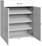 Schuhschrank Multiraumkonzept wei&szlig;