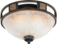 Quinta Deckenleuchte braun, mehrfarbig, 608100224, D/H: 33/20 cm, Metall