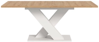 Esstisch Motion 150 x 90 x 76 cm X-Gestell Artisan Oak/Wei&szlig;