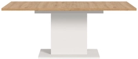 Esstisch Motion 150 x 90 x 76 cm S&auml;ulengestell Artisan Oak/Wei&szlig;