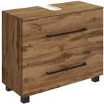 Waschbeckenunterschrank Luzern 70x53x35 cm Wotaneiche NB