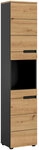 Hochschrank Bad Canu 193 x 38 x 34 cm Kunststoff melaminbeschichtet grifflos Stauraum