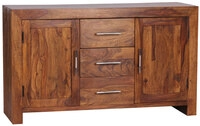 Kommode Ballina Massivholz Sheesham braun