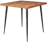 Esstisch Akazie massiv 80 x 80 x 76 cm Braun