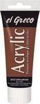 KREUL 28322 - El Greco Acrylic, 75 ml Tube in umbra gebrannt, hochpigmentierte,
