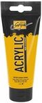 KREUL 84122 - Solo Goya Acrylic, 100 ml Tube in lichter Ocker, cremige vielseitig