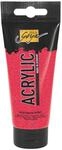 KREUL 84152 - Solo Goya Acrylic, 100 ml Tube, rubinrot, cremige vielseitig