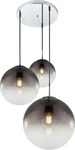 Globo 0304781.00, Globo VARUS Pendellampe silberfarben, grau 15861-3, D/H: 51 x 120