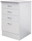 Schubkastenschrank Wito Wei&szlig; 50x85x57cm
