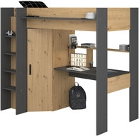 Parisot Hochbett Heavy 1 braun/schwarz