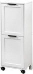 KESPER Universalschrank mit Trennsystem wei&szlig; 24 x 36 x 94 cm