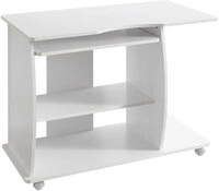 Schreibtisch Grasso 90 x 50 x 71 cm Wei&szlig;