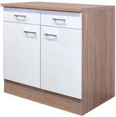 Unterschrank Samoa Wei&szlig;/Sonoma Eiche NB ca.80x85x60cm