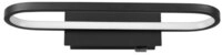Gianni Wandleuchte schwarz 283770132, B/H/T: 40/7,5/14,8 cm, Metall