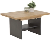 Couchtisch Marcel 90-142 x 60 x 47-50 cm Artisan-Eiche-Dekor/anthrazit
