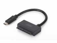 DIGITUS USB 3.1 Typ C (Gen 1) auf SATA 3 Adapterkabel für 2,5" SSDs/HDDs - bis zu 6