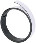 FRANKEN Magnetband, 100 cm x 10 mm, beschriftbar, zuschneidbar, wei&szlig;, M802 09