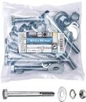 Connex Sechskantschrauben M10 x 90 mm - 10 St&uuml;ck - Au&szlig;ensechskant-Antrieb -