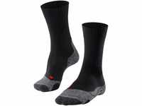 FALKE Herren Wandersocken TK2 Explore M SO Wolle antiblasen dick 1 Paar, Schwarz