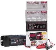 ELMAG Automatisches-Batterieladeger&auml;t 6/12 V. MULTICHARGER 14120, max. 1,0/4,5...