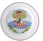 Villeroy & Boch &ndash; Design Naif Speiseteller "Arche Noah" Wei&szlig;/Bunt,