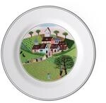 Villeroy & Boch &ndash; Design Naif Brotteller "Heirat" 17 Cm Wei&szlig;/Bunt,