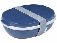 Mepal - Lunchbox Ellipse Duo - Meal Prep Box für Erwachsene & Salatbox zum Mitnehmen