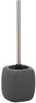 WENKO WC-Garnitur Faro Grey - WC-B&uuml;rstenhalter, Keramik, 12 x 40 x 12 cm, Grau