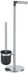 WENKO Stand WC-Garnitur Parus, Toilettenpapierhalter mit WC-B&uuml;rste,