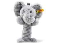 Steiff Ellie Elefant Rassel - 15 cm - Kuscheltier für Babys - Soft Cuddly...