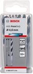 Bosch Professional 10 St&uuml;ck HSS Spiralbohrer PointTeQ (f&uuml;r Metall, 4,6 x 47 x 80