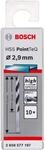Bosch Professional 10 St&uuml;ck HSS Spiralbohrer PointTeQ (f&uuml;r Metall, 2,9 x 33 x 61
