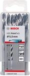 Bosch Professional 10 St&uuml;ck HSS Spiralbohrer PointTeQ (f&uuml;r Metall, 5,5 x 57 x...