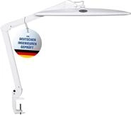 MAUL LED Tischlampe wei&szlig; MAULwork dimmbar Klemmfu&szlig; B&uuml;ro Werkstatt 