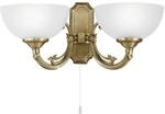 EGLO Wandlampe Savoy, 2 flammige Wandleuchte Vintage, Rustikal | Wandleuchte innen