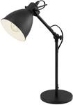 EGLO Tischlampe Priddy 1 flammige Vintage Tischleuchte | im Industrial Design, Retro