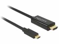 DeLock Kabel USB Type-C Stecker > HDMI Stecker (DP Alt Mode) 4K 30 Hz 2 m...